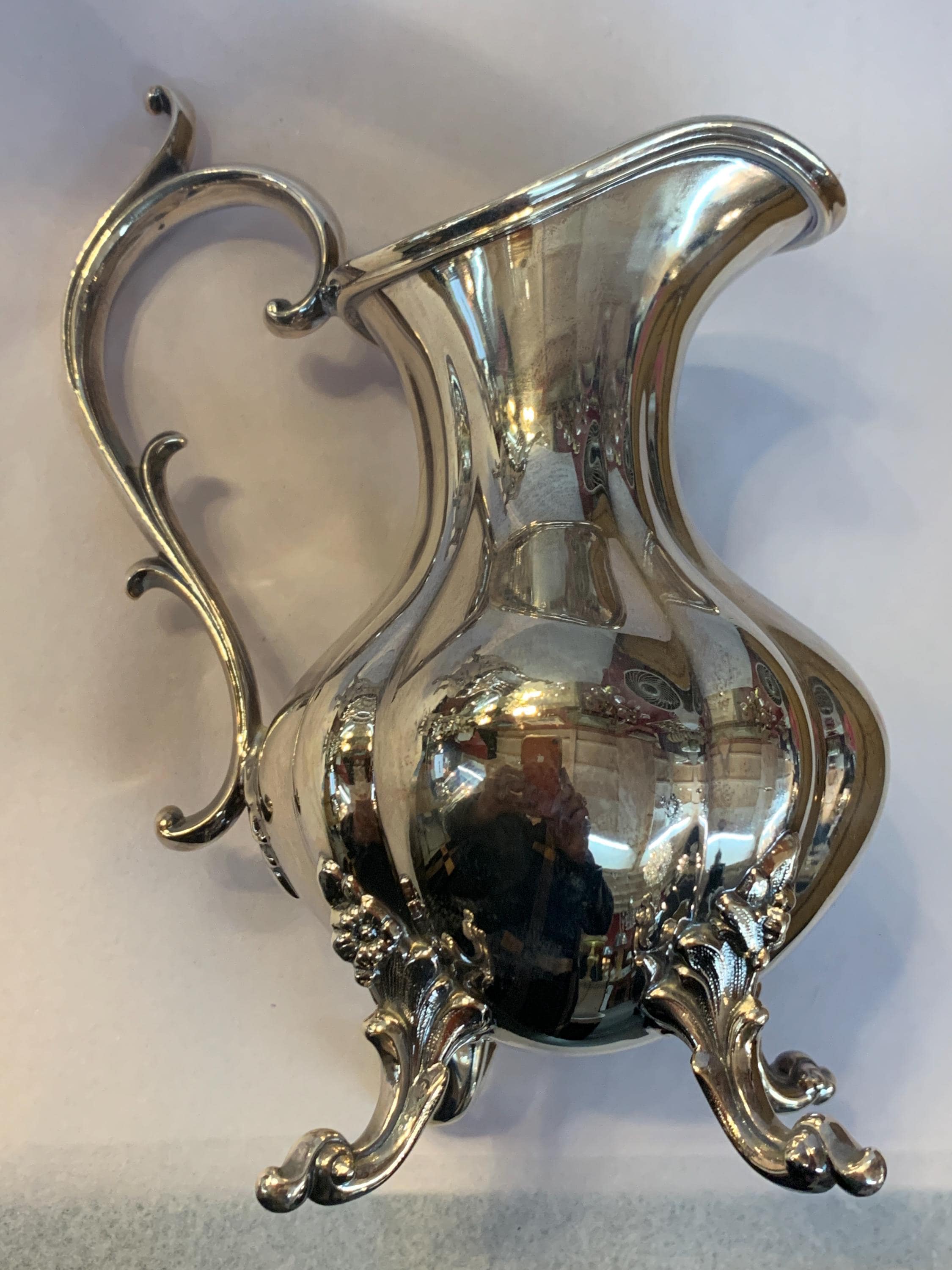 Vintage Reed and Barton Silver Plated Coffee Service in the