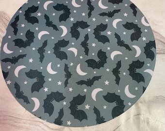 Spooky Mouse Pads, witch mouse pad, ghost mouse pad, bat mouse pad, halloween mouse pad