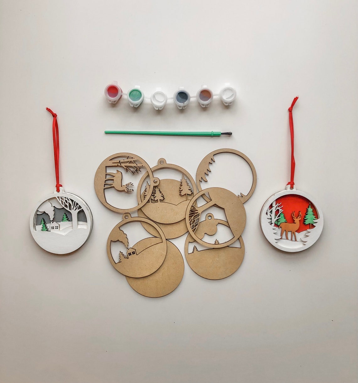 DIY Christmas Craft Kit for Kids DIY Craft Kits for Adults  Etsy