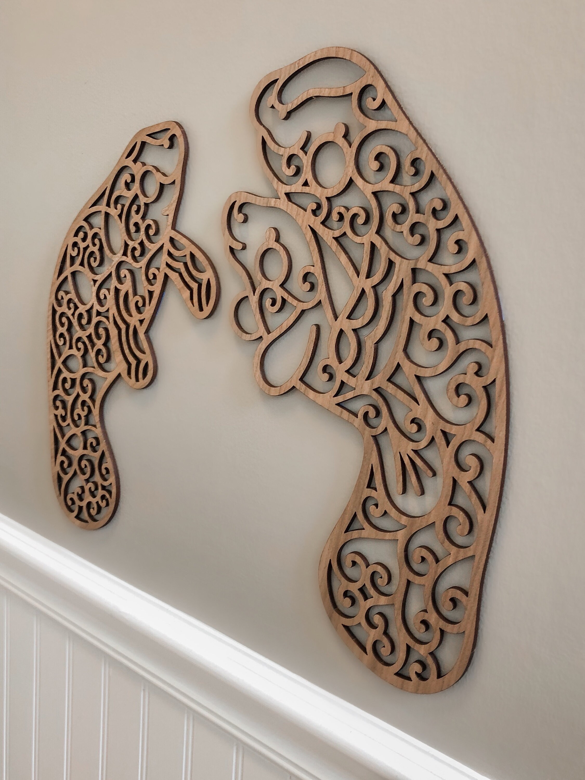 Manatee Decor Manatee Wall Art Manatees Coastal Decor | Etsy