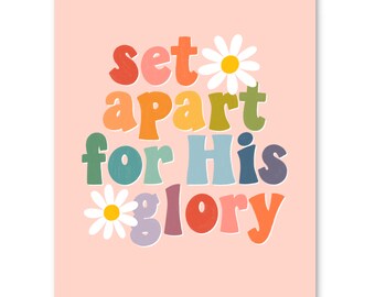 Apart gezet voor zijn glorie-afdruk