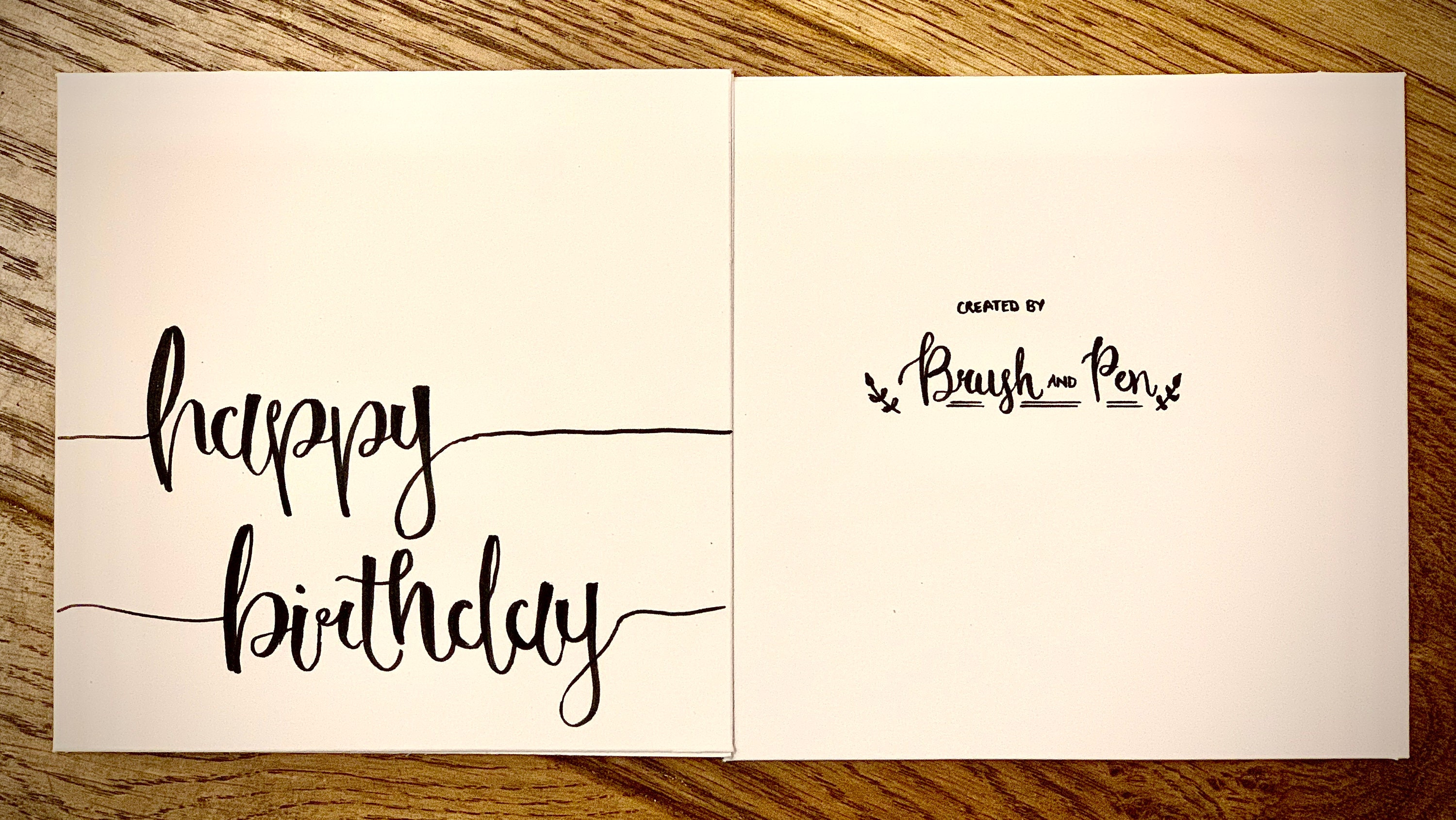 Personalised Handwritten Greetings Cards Etsy