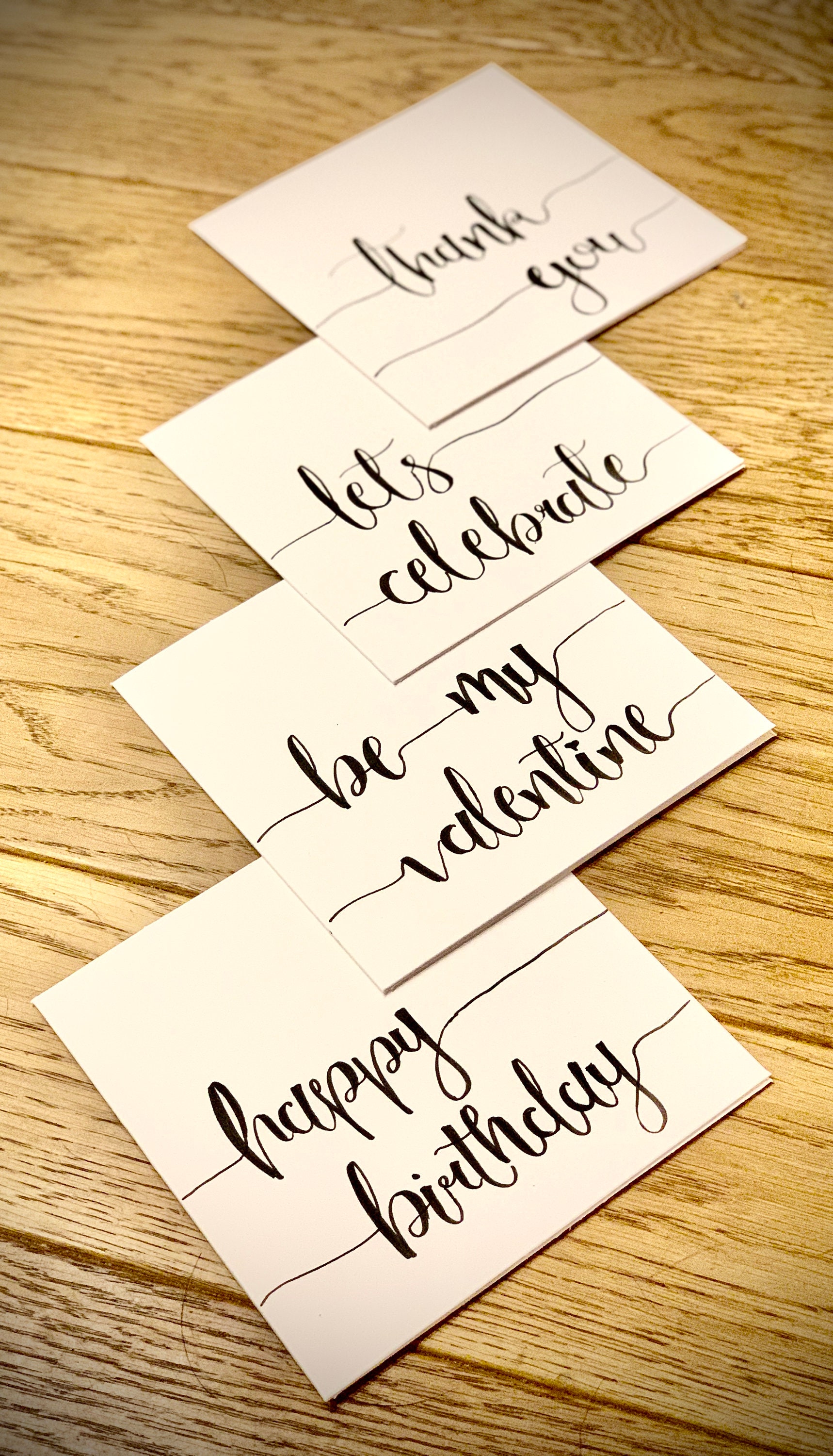 Personalised Handwritten Greetings Cards Etsy