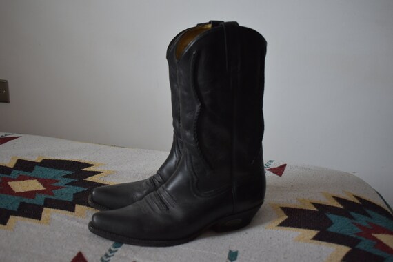 Loblan Cowboy Boots UK9 Black