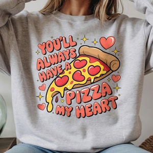 Pizza My Heart PNG: Valentine&#39;s Day Sublimation Design (Digital Download)