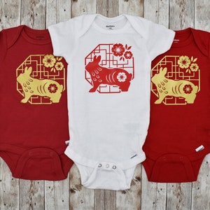 Year of the Rabbit Baby Onesie® - Baby Girl Onesie® - Baby Boy Onesie® - Baby Bodysuit - Chinese New Year - Lunar New Year