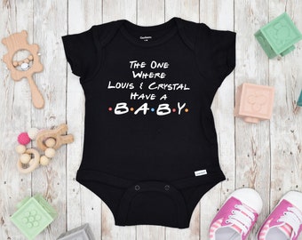 CUSTOM The One Where Have a Baby Friends Onesie ®, Baby Girl, Baby Boy, Friends TV Show, Baby Bodysuit, Custom Bodysuit, Custom Baby Onsie