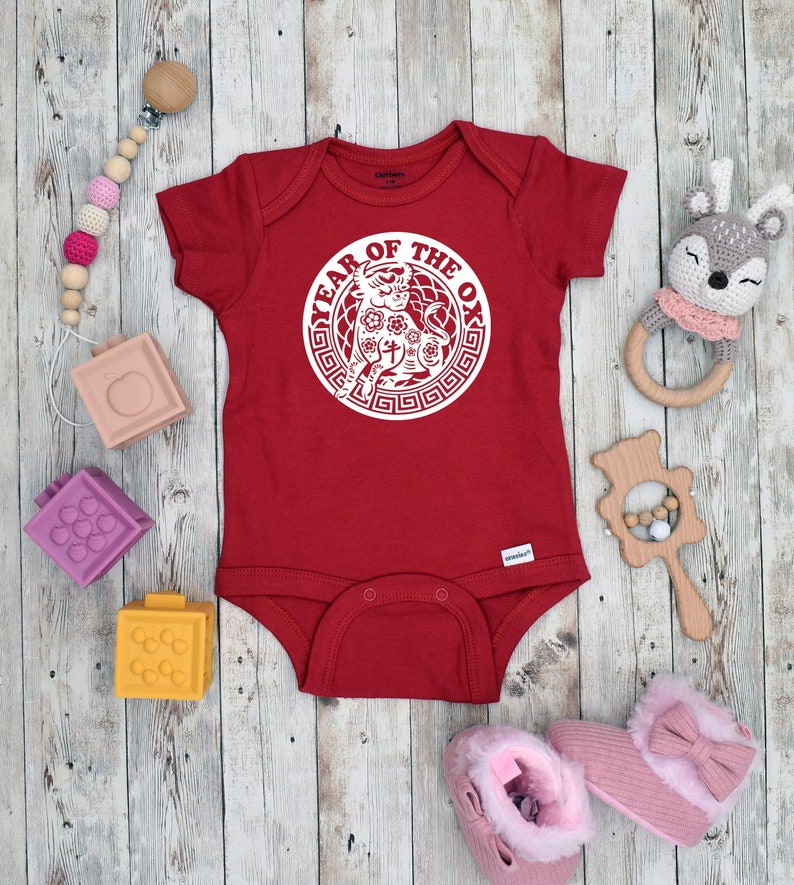 Chinese new year baby onesie Clearance