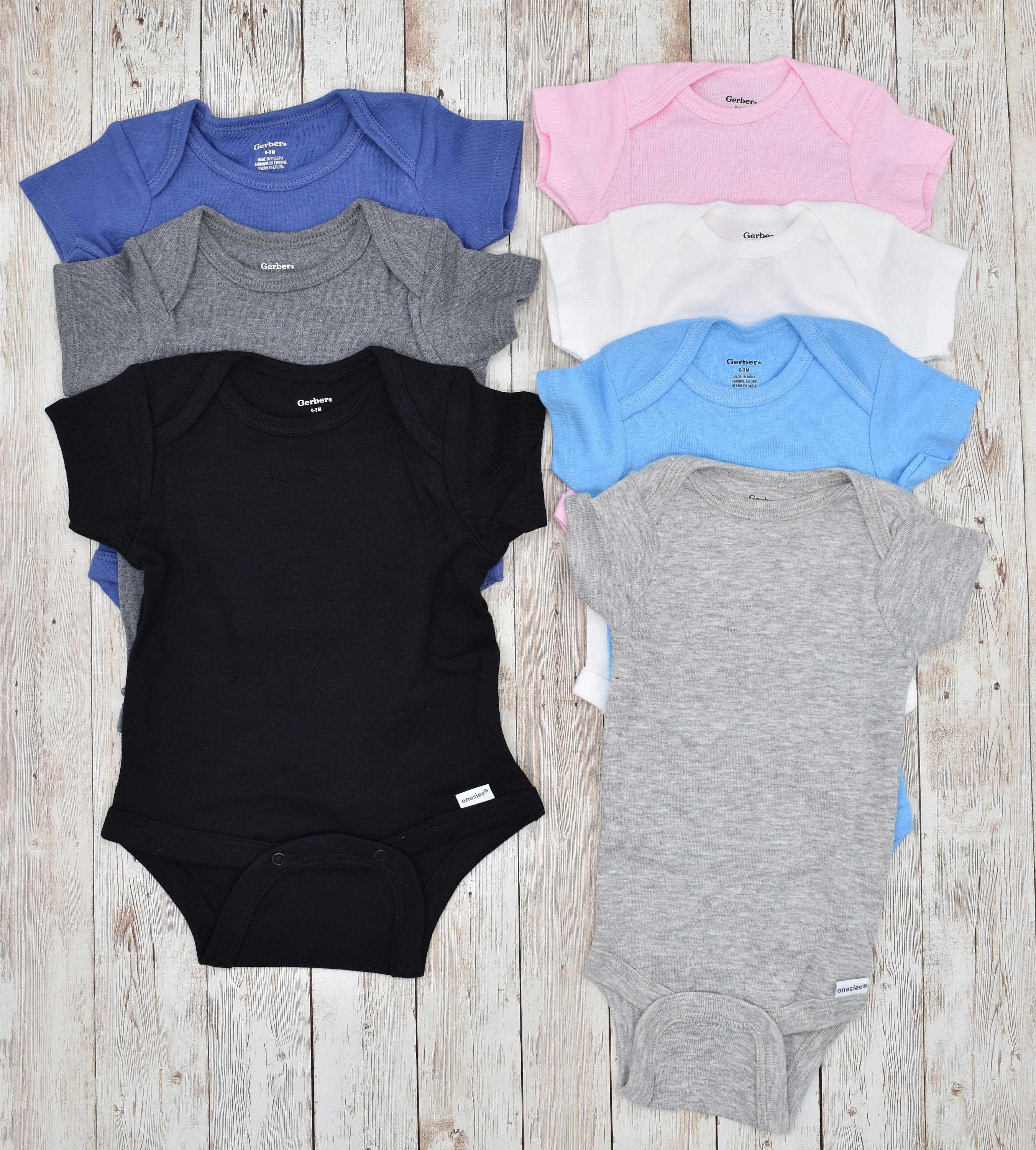Cheap plain baby onesies discount