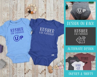 Kosher For Passover Baby Bodysuit or Toddler T-Shirt - First Passover - Pesach - Happy Passover