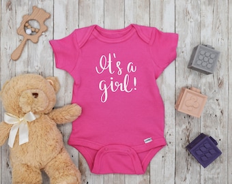 It's a Girl! Bodysuit - Pink Gender Reveal Onesie®
