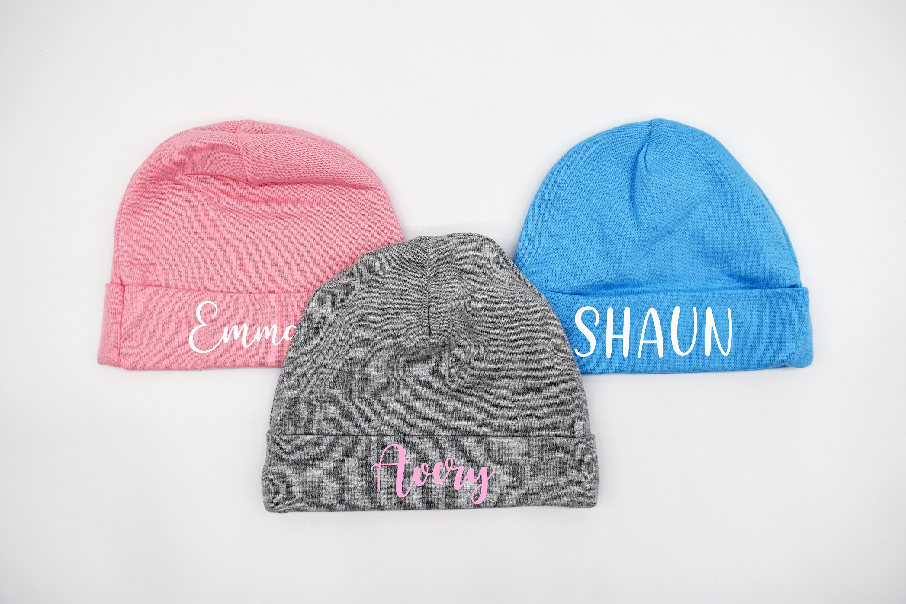 Baby Hat With Name Newborn Hat Infant Hat Baby Boy Hat Etsy