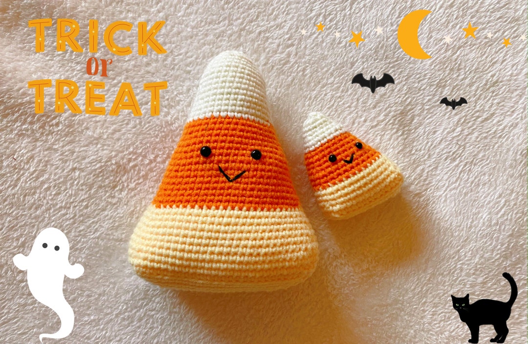 Big HALLOWEEN Mr. CANDY CORN Pattern - Halloween Decoration | Crochet ...