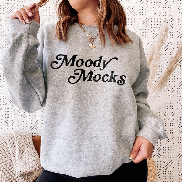 Fall Mockup | Gildan 18000 Sweatshirt Mockup | Gildan Sport Grey Sweatshirt G180 Mockup | Model Mockup | Moody Mocks
