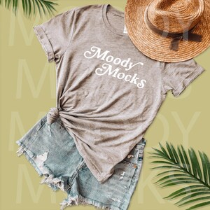 Bella Canvas 3001 Mockup | Bella Canvas Heather Grey Shirt Mockup | Tshirt Mockup