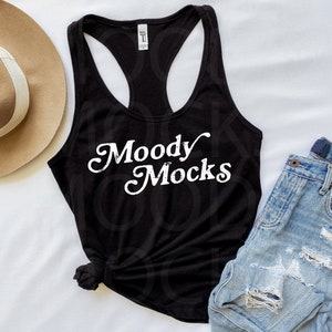 Nächste Stufe 1533 Mockup | Nächster Level Black Racerback Tank Mockup | Sommer Mockup | Flat Lay Mockup | Moody Mocks