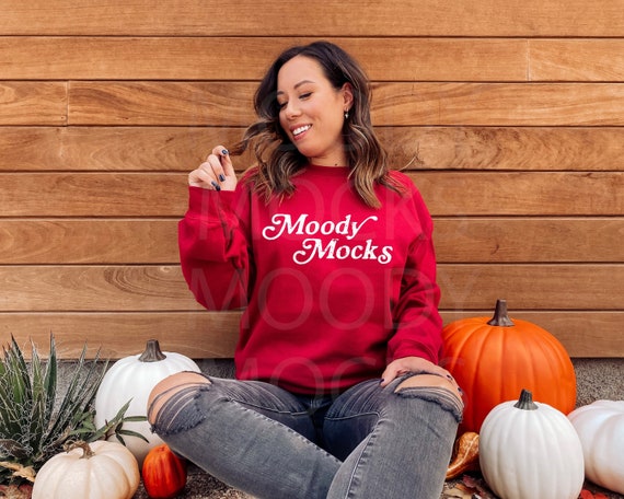 Gildan red sweatshirt deals