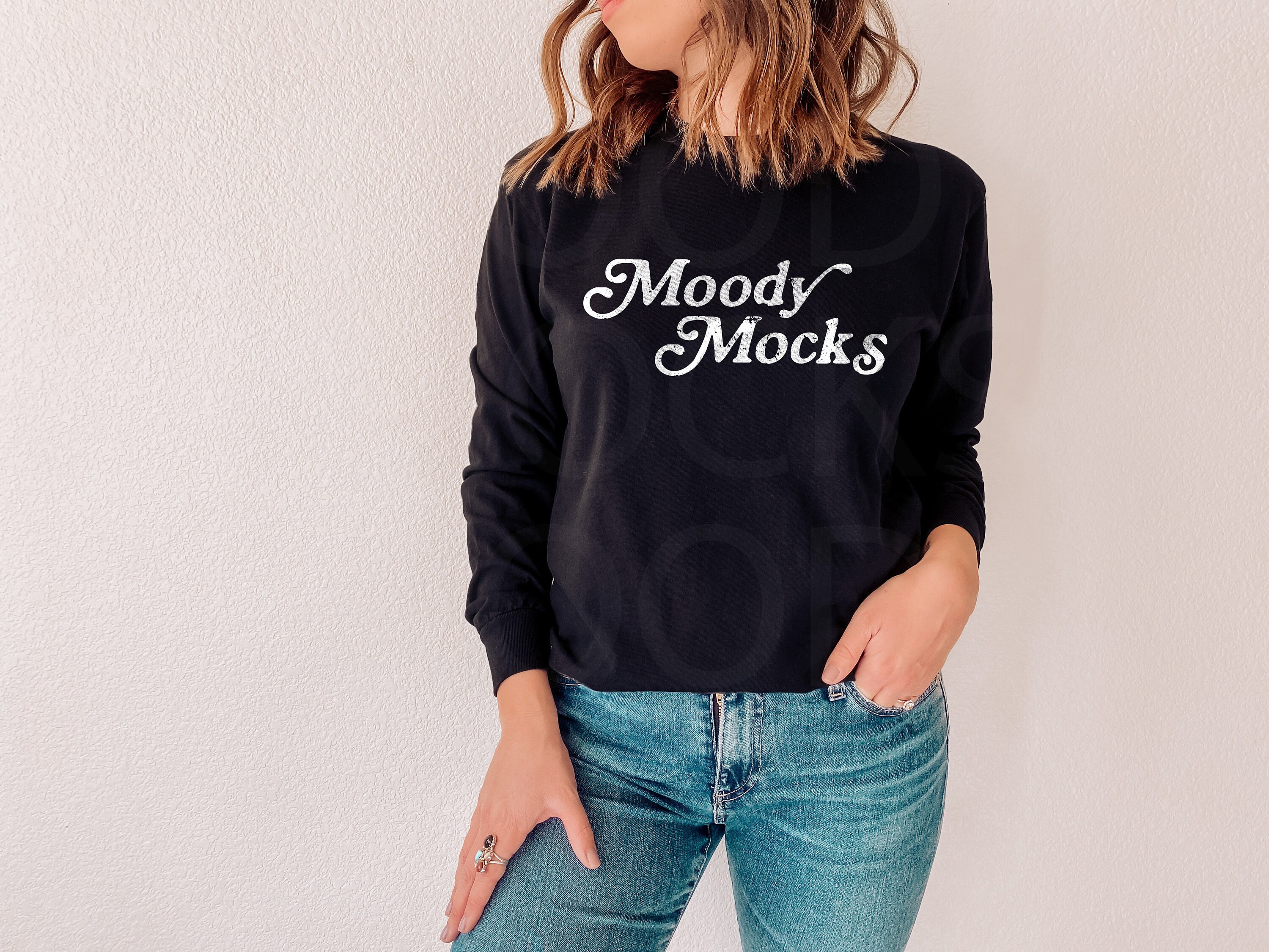 Comfort Colors 6014 Mockup Comfort Colors Black Long