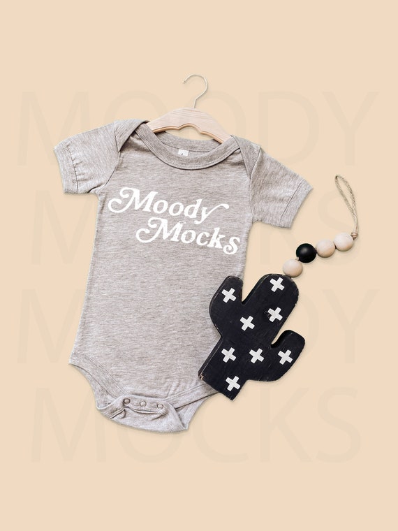 Download Bella Canvas 100b Baby Onesie Mockup Bella Canvas Athletic Etsy