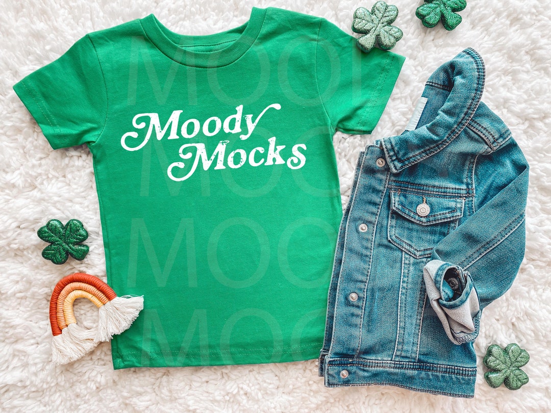 St Patricks Day Mockup Creations of Grace Green Toddler Shirt Mockup ...