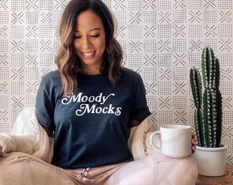 Bella Canvas 3001 Mockup Bella Canvas Heather Navy Shirt | Etsy