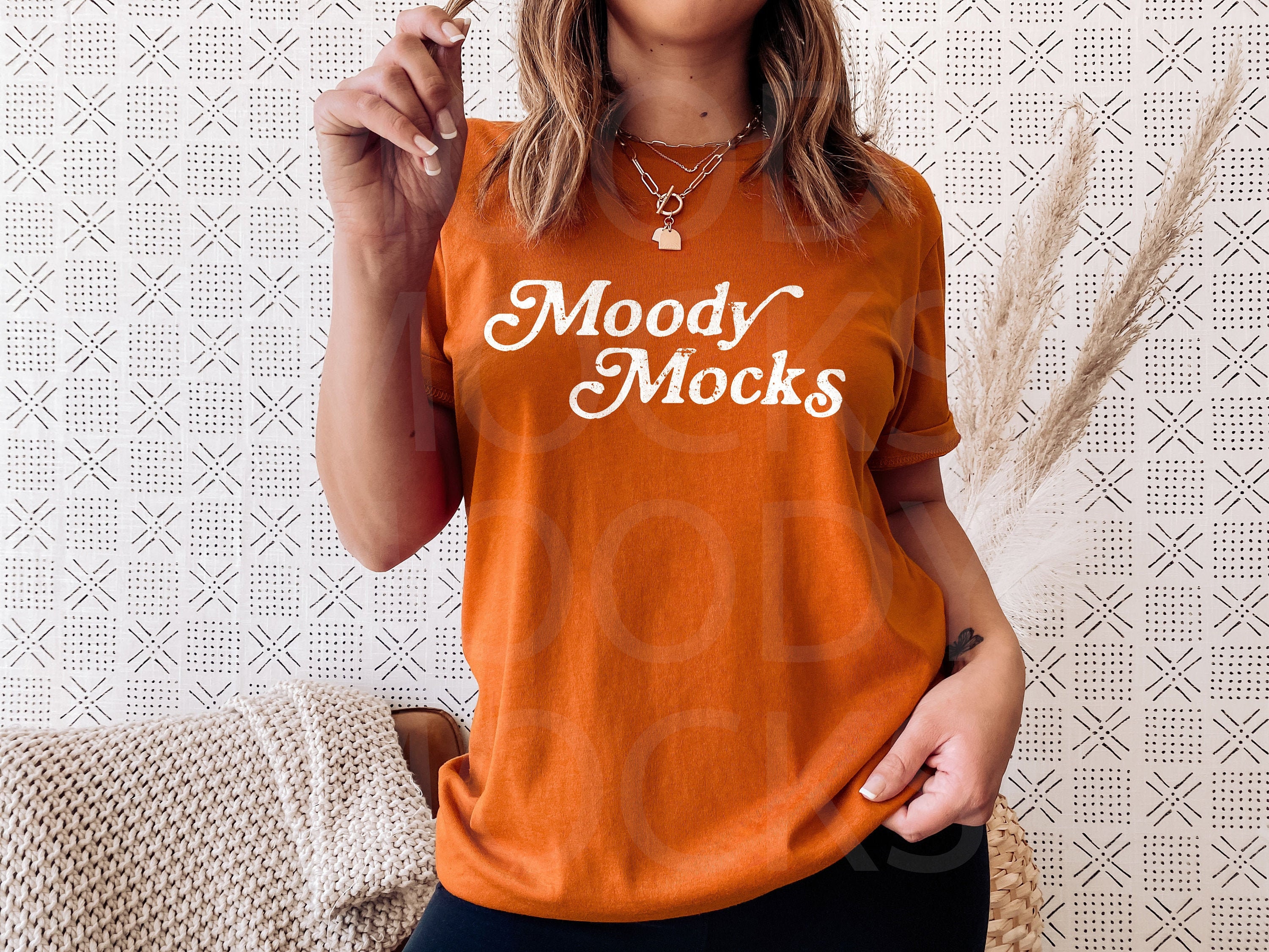Fall Mockup Bella Canvas 3001 Mockup Bella Canvas Autumn | Etsy