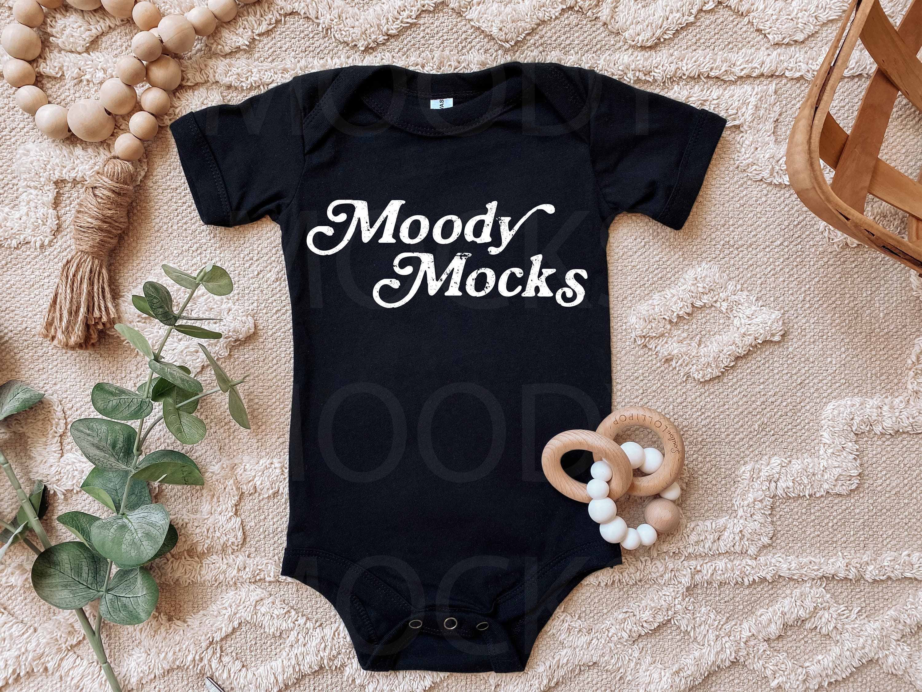 Mockup Mockup - Infant Canvas Canvas Bella Norway Etsy Bodysuit Black Baby Mockup Bella Lay Flat 100B