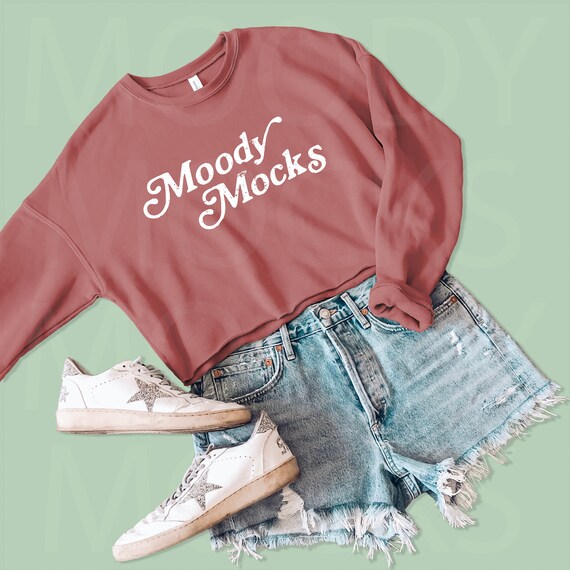 Bella Canvas 7503 Mauve Sweatshirt Mockup Bella Canvas Cropped Sweatshirt Mockup Flat Lay Sweatshirt Mockup Etsy Ireland