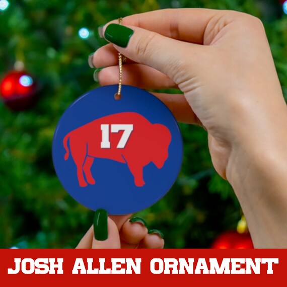 Josh Allen Josh Allen Ornament Allen 17 Josh Allen 17 Etsy