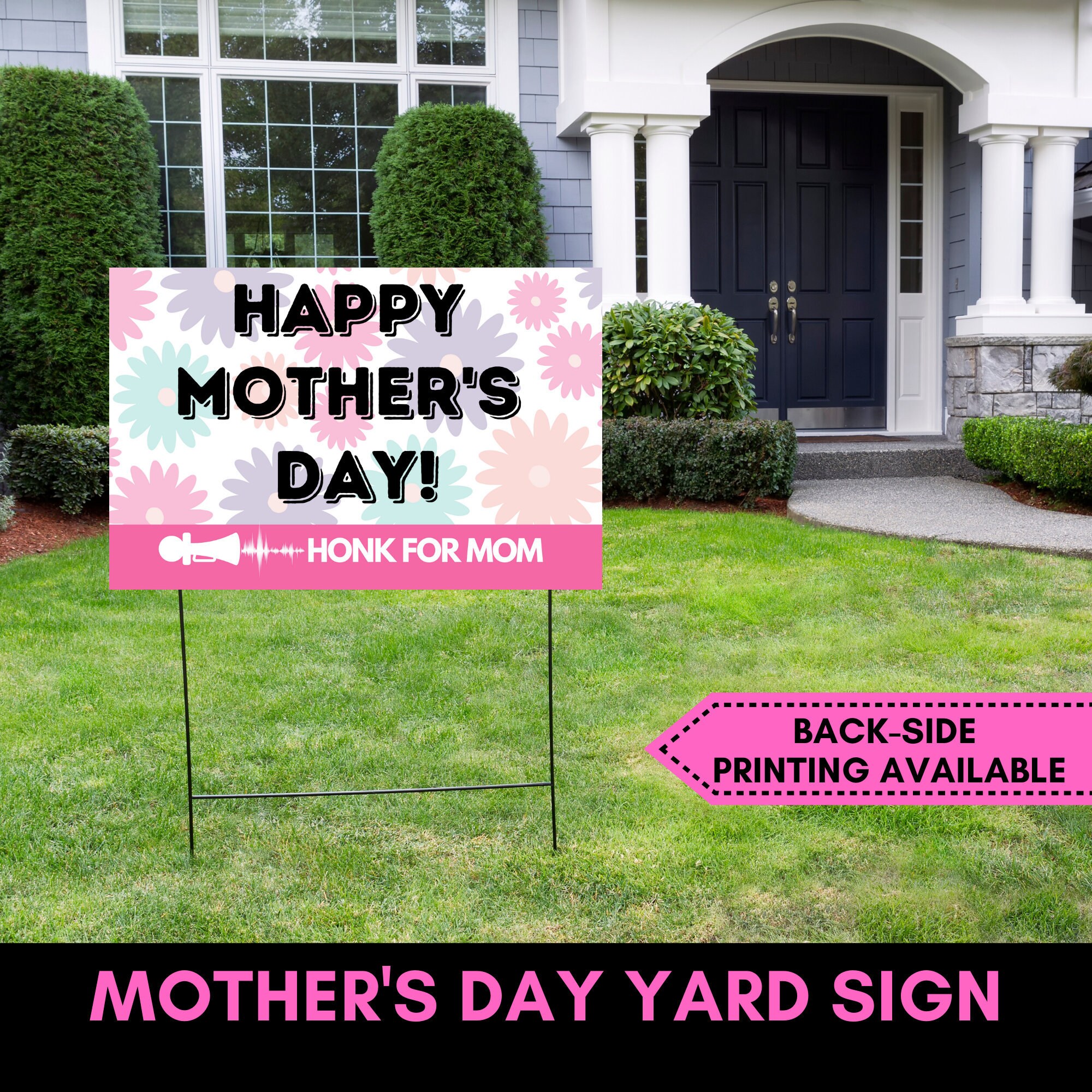 Celebrate Mother's Day with this Yard Sign / Decoration Etsy