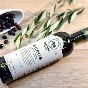 Organic Greek Extra Virgin Olive Oil from Sparta Fresh Harvest Cold Pressed High Phenolic 17oz image 1