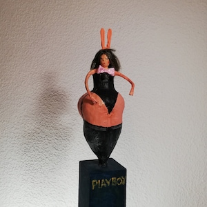 Paper mache figure of a woman in stockings, woman naked figure, paper mache figure of a naked woman, paper mache figure of a mermaid, women figures made of paper mache