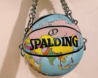 purse made from basketball