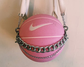 purse shaped like a basketball