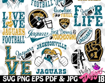 Jacksonville Jaguars Svg Etsy