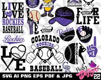 Download Colorado Rockies Svg Etsy