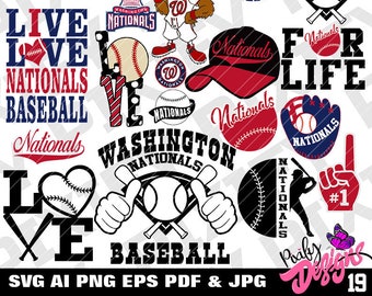 Washington Nationals Svg Etsy