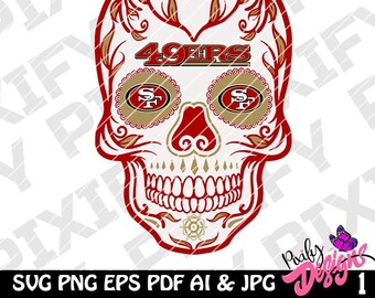 Download 49ers Skull Etsy