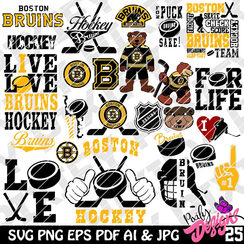 Boston Bruins Svg Bruins Svg Nhl Svg Svg Files For Cricut Etsy