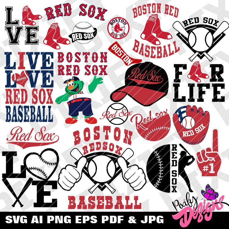 Download Boston Red Sox svg SVG files for Cricut Baseball SVG Sports | Etsy