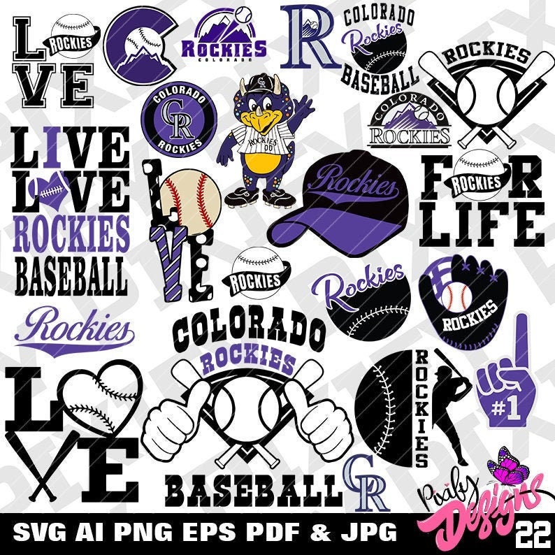Download Colorado Rockies svg Rockies Baseball SVG files for Cricut ...