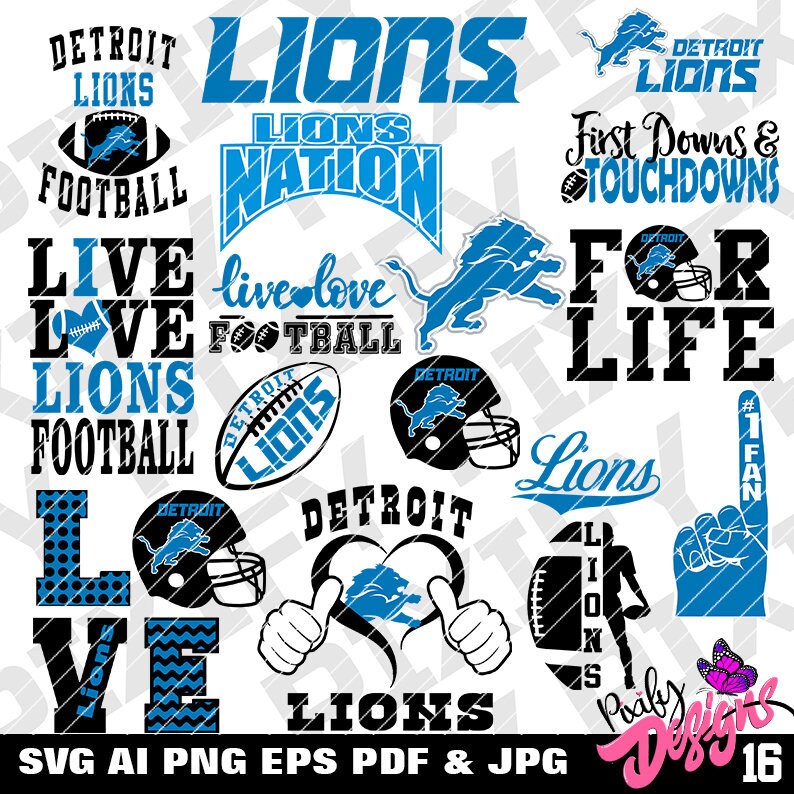 Free Free 130 Detroit Lions Svg SVG PNG EPS DXF File