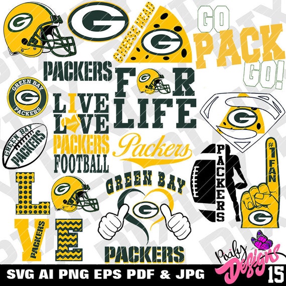 Download 15 Styles Football Svg Sports Svg Bundle Svg Files For Cricut Green Bay Packers Svg Clip Art Art Collectibles