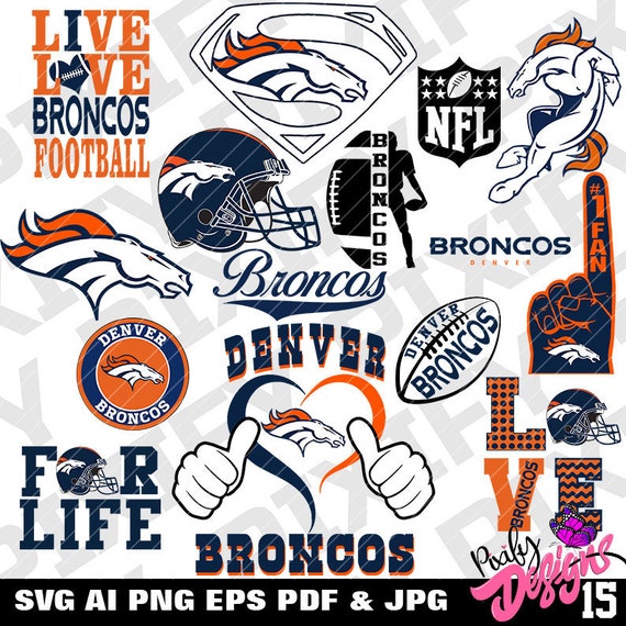 Download Denver Broncos Svg Svg Files For Cricut Football Svg Sports Etsy