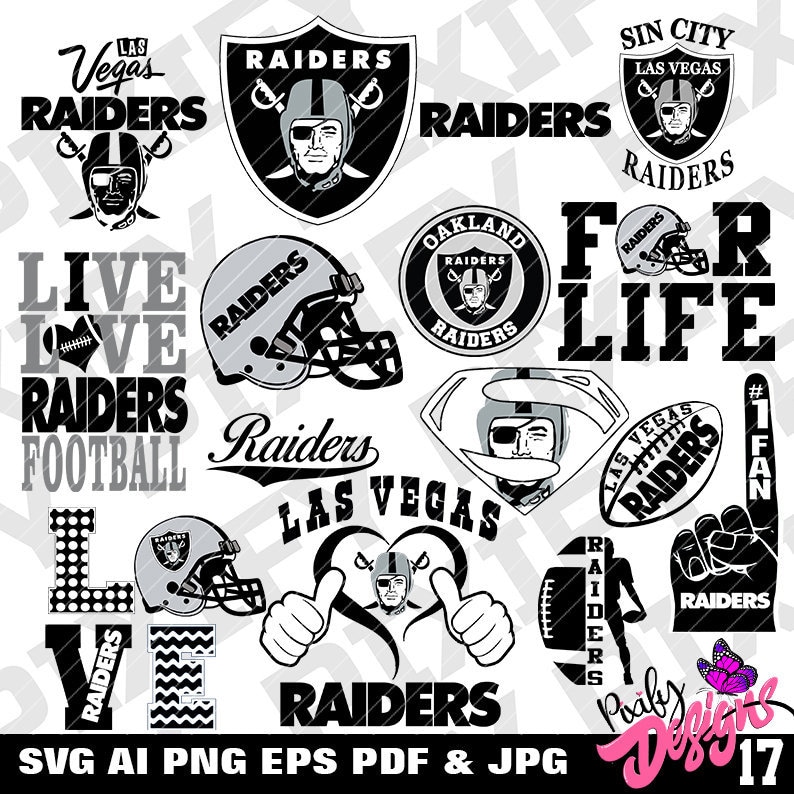 Las Vegas Raiders svg SVG files for Cricut Football SVG | Etsy