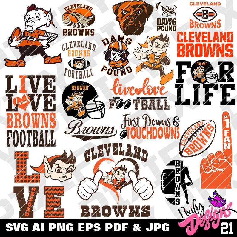 Download Cleveland Browns Svg Svg Files For Cricut Football Svg Etsy