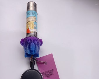 Chimpanzee Clipper Lighter Leash: 3D Printed Retractable Holder