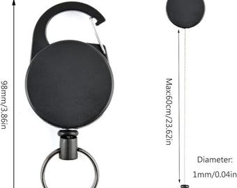 Clipper Lighter Leash Replacement, Steel or Kevlar Cable
