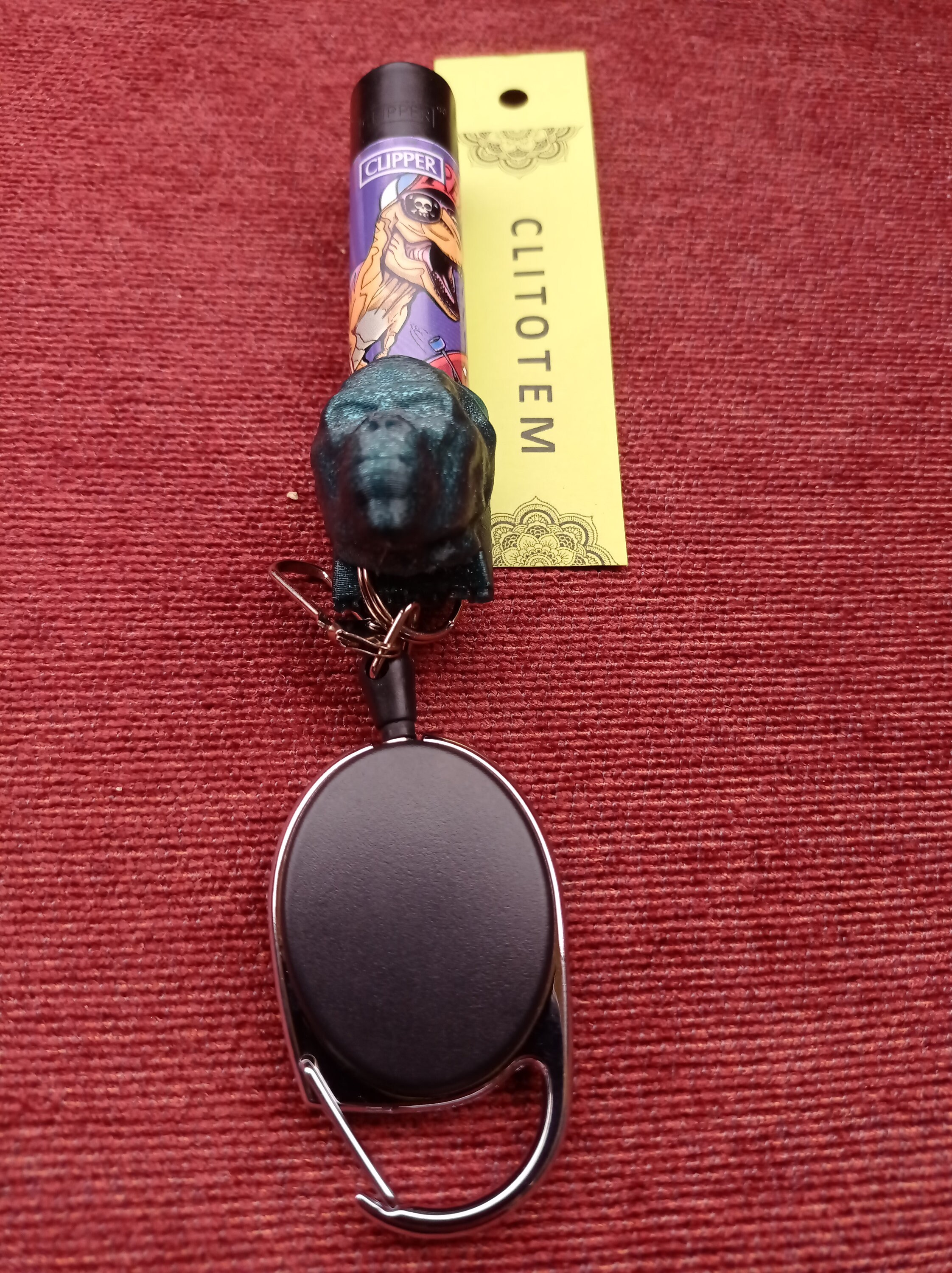 CLITOTEM Clipper lighter leash for clipper with retractable Etsy