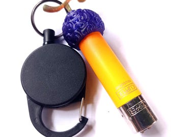Devil Fruit Clipper Lighter Leash, Retractable Steel Cable